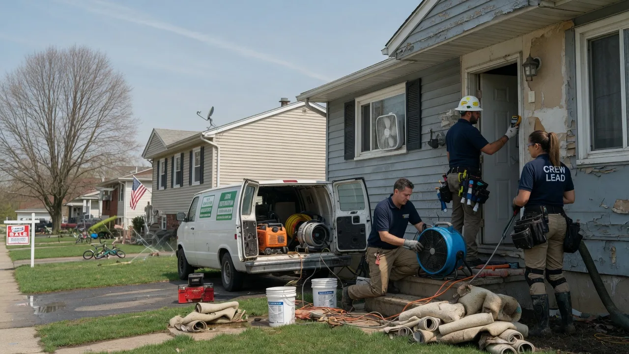 Flood Cleanup in Campbell, OH near me