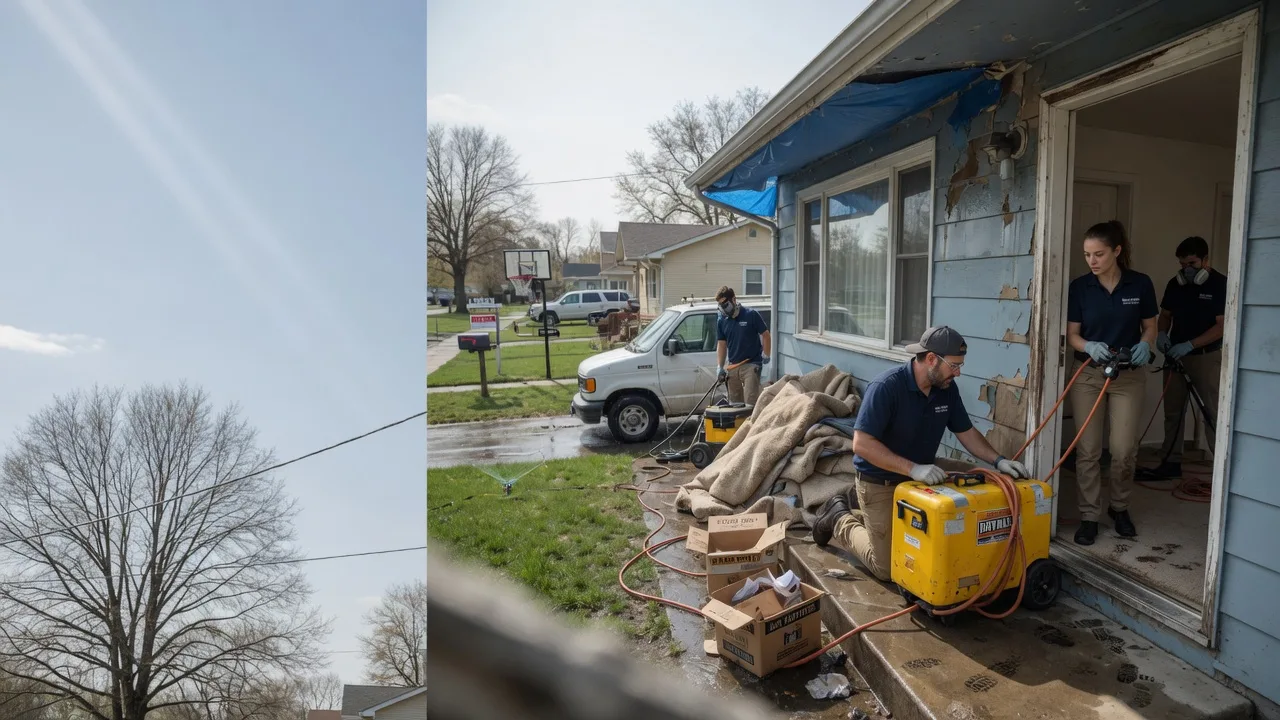 Basement Flood Cleanup in Campbell, OH near me